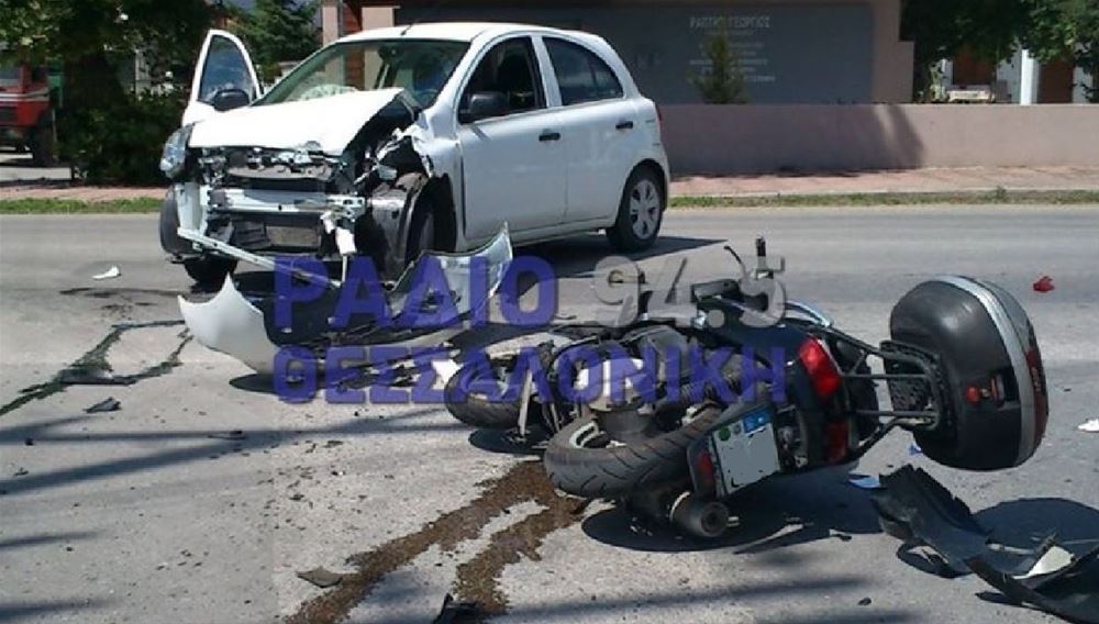 Τροχαίο δυστύχημα στη Θεσσαλονίκη: Νεκρός μοτοσικλετιστής μετά από σύγκρουση με Ι.Χ