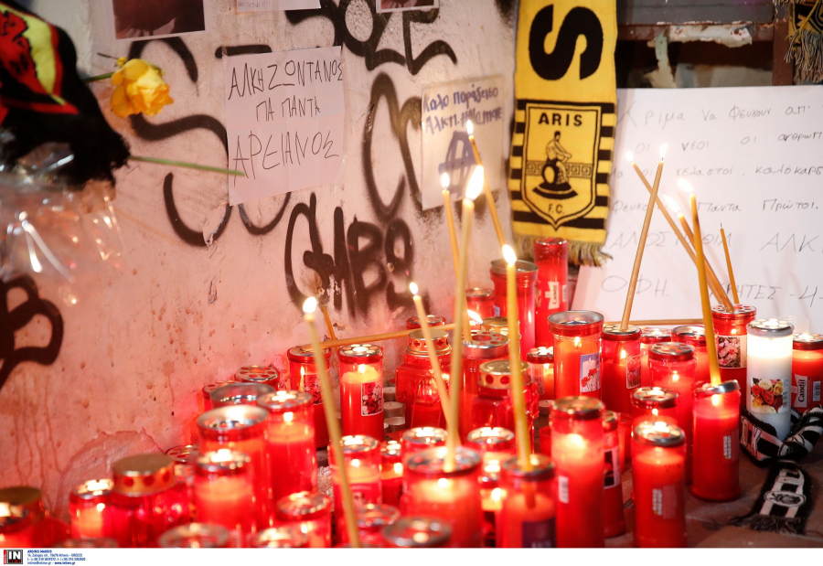 Μία σύλληψη για τον βανδαλισμό του μνημείου του Άλκη Καμπανού