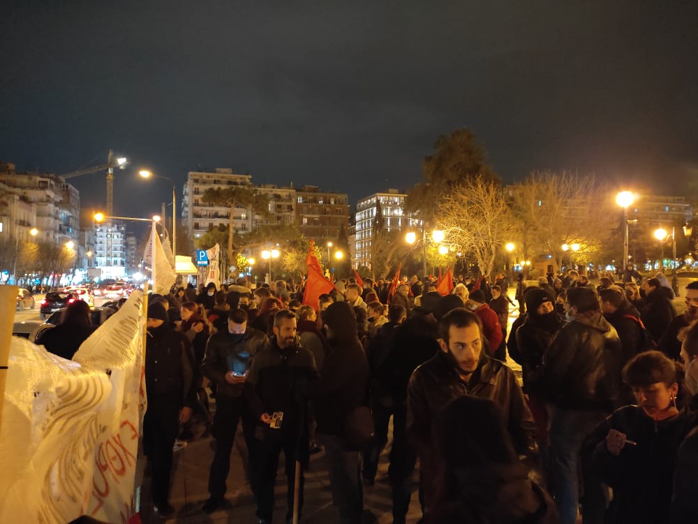 Αντιπολεμικό συλλαλητήριο στους δρόμους της Θεσσαλονίκης