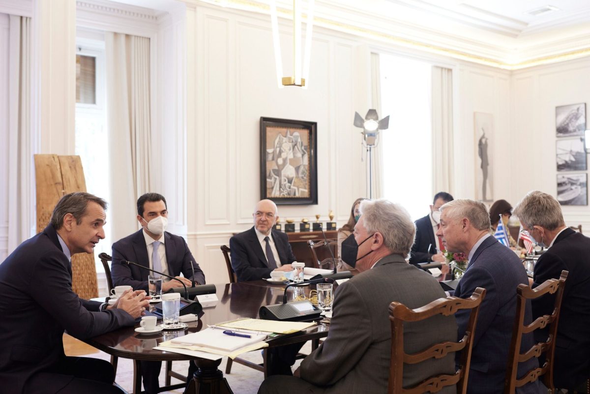 Η ενεργειακή κρίση στη συνάντηση Μητσοτάκη με αντιπροσωπεία της Βουλής Αντιπροσώπων των ΗΠΑ