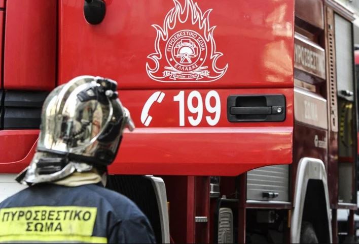 Φωτιά σε όχημα στο κόμβο Τρίγλιας – Σωζόπολης (VIDEO)