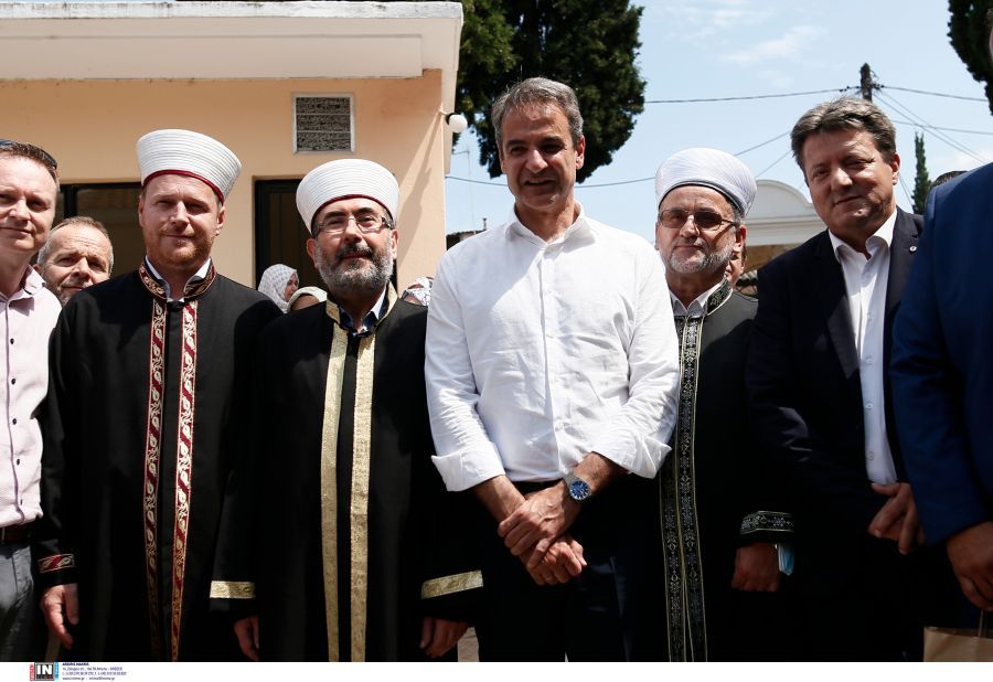 Στην Κομοτηνή ο Κυριάκος Μητσοτάκης – Επισκέφτηκε τον Μουφτή