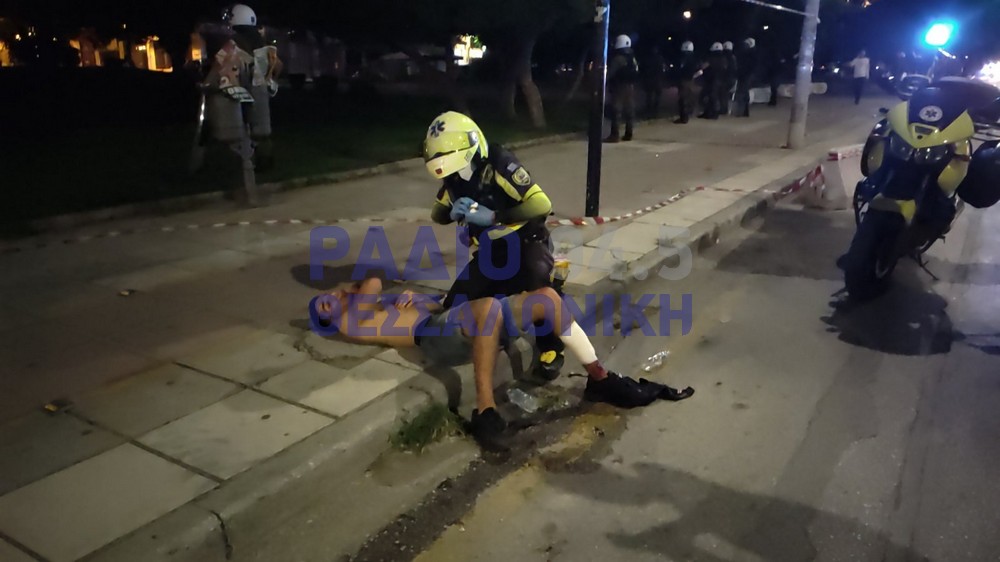 Μαχαιρωμένος Αλγερινός στο κέντρο της Θεσσαλονίκης (ΒΙΝΤΕΟ +ΦΩΤΟ)