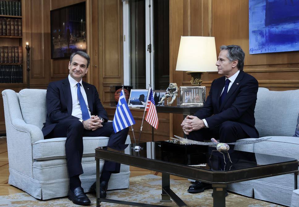 Τηλεφωνική επικοινωνία Μητσοτάκη – Μπλίνκεν