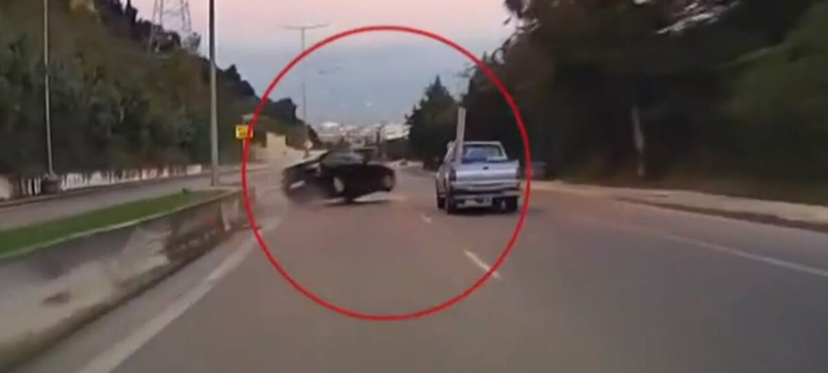 Τρομακτικό ατύχημα στην Πάτρα μπροστά στην κάμερα (Video)