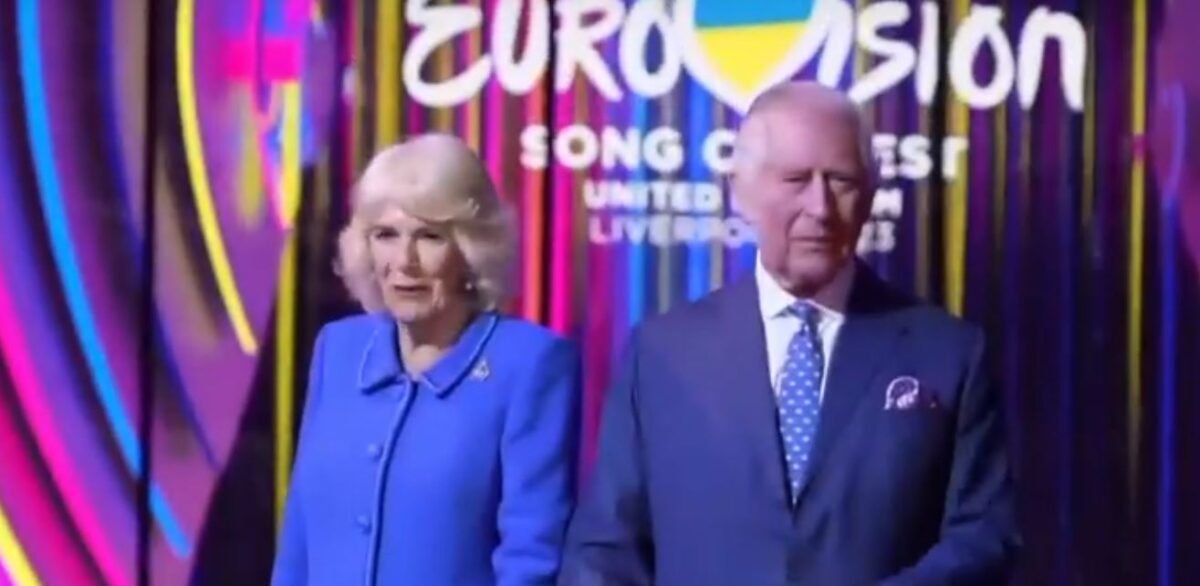 Ο βασιλιάς Κάρολος και η Καμίλα στη σκηνή της Eurovision στο Λίβερπουλ! (Video)