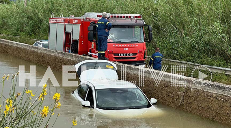 Το GPS έριξε τουρίστριες σε αρδευτικό κανάλι
