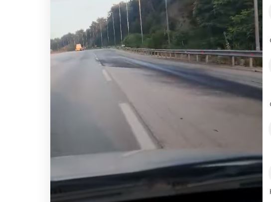 Προσοχή! Λάδια στο οδόστρωμα στο Δερβένι (VIDEO)