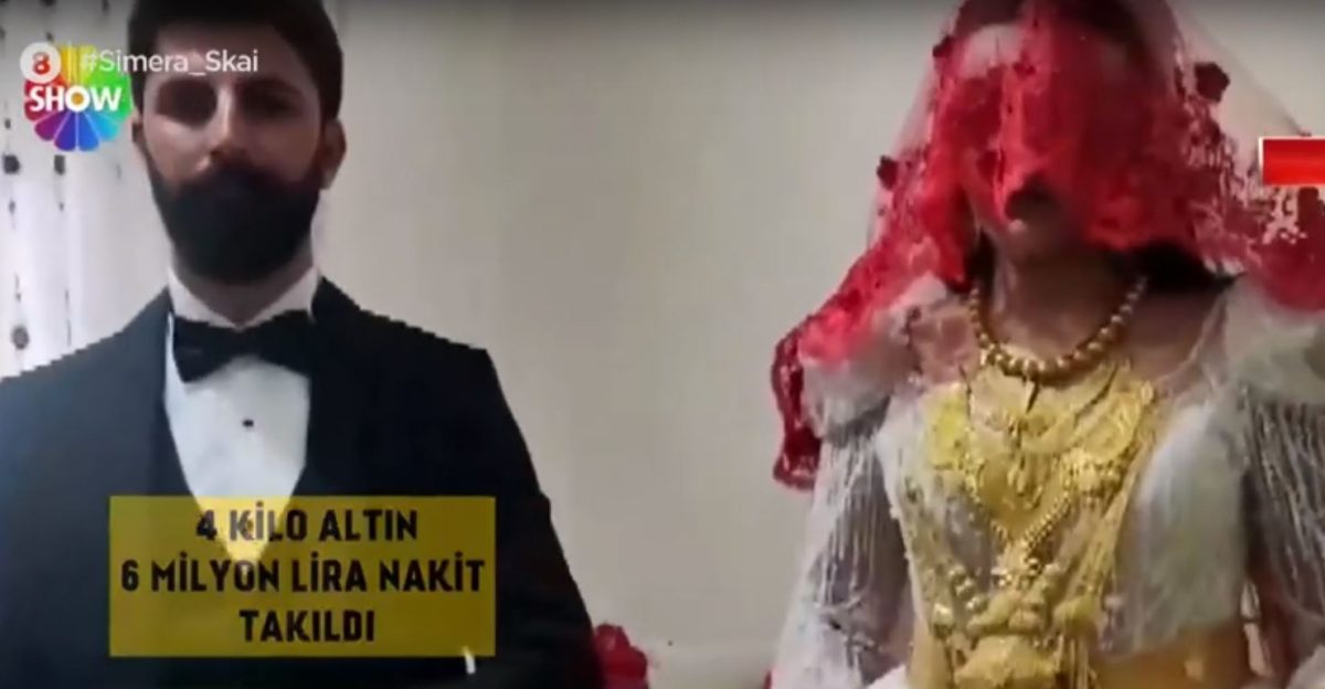 4 κιλά χρυσού στη νύφη, δώρο! (Video)