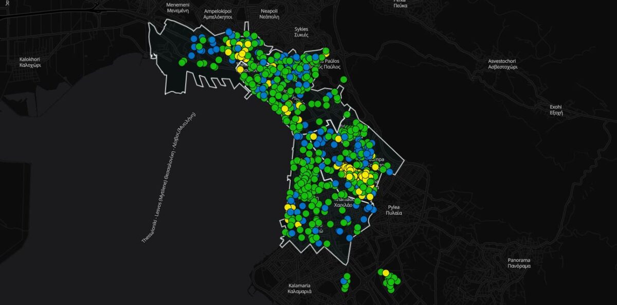 Νέος διαδραστικός χάρτης δείχνει τα έργα που υλοποιούνται στην Θεσσαλονίκη