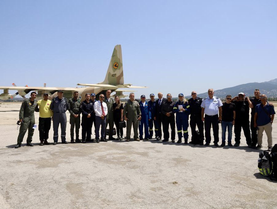 Τα ισραηλινά πυροσβεστικά αεροσκάφη έφθασαν στην Ελλάδα για ενισχύσεις