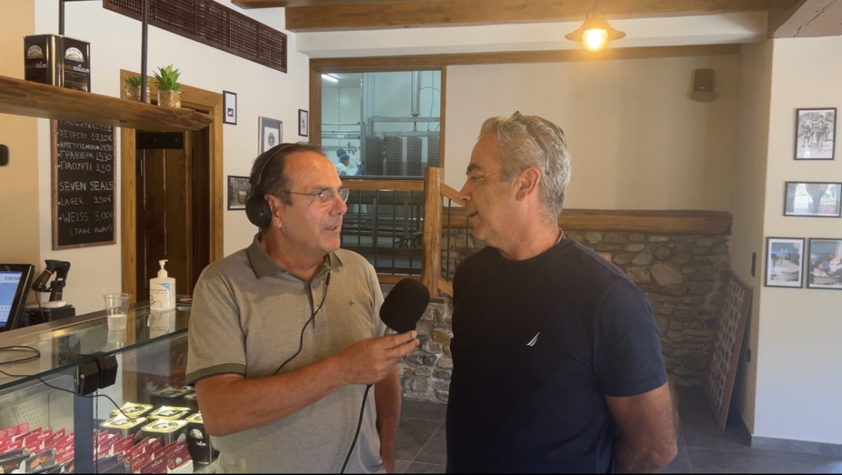 Η πρωινή εκπομπή στο τυροκομείο Σταθώρη στην Ιερισσό Χαλκιδικής (VIDEO)