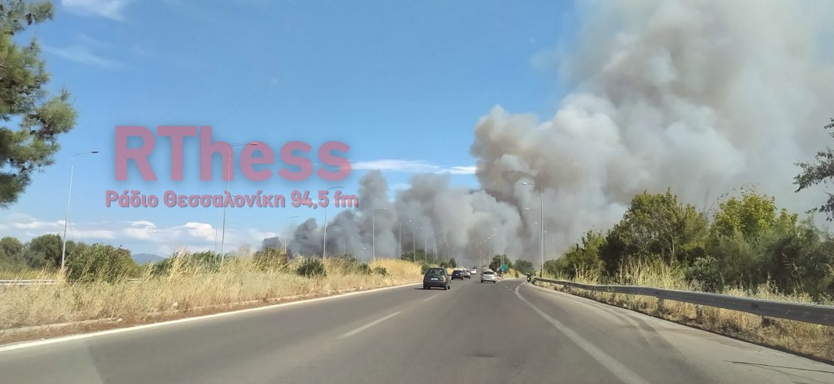 Υπό μέρικο έλεγχο η φωτιά στη γέφυρα του Γαλλικού