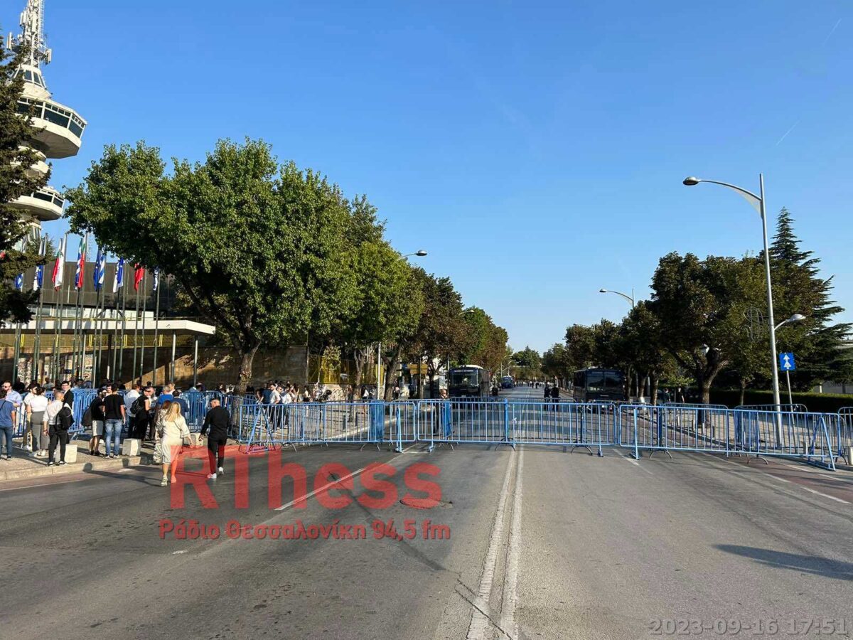 Κλειστοί δρόμοι στο κέντρο της Θεσσαλονίκης (VIDEO-ΦΩΤΟ)