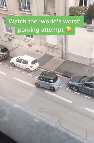 Μια από τις χειρότερες απόπειρες παρκαρίσματος (VIDEO)