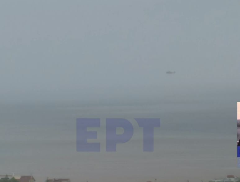 Εύβοια – Η στιγμή της πτώσης του ελικοπτέρου (Video)