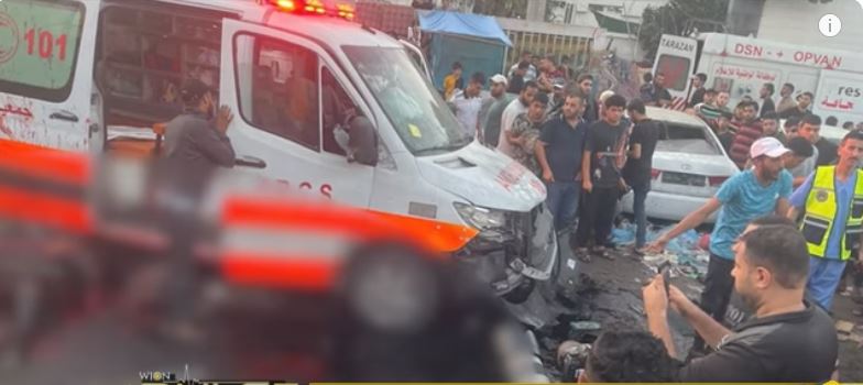 Γάζα: 15 νεκροί από το πλήγμα στα ασθενοφόρα