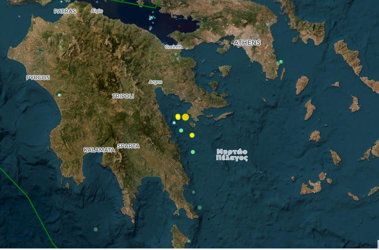 Σεισμός 4,7 Ρίχτερ στον Αργολικό Κόλπο