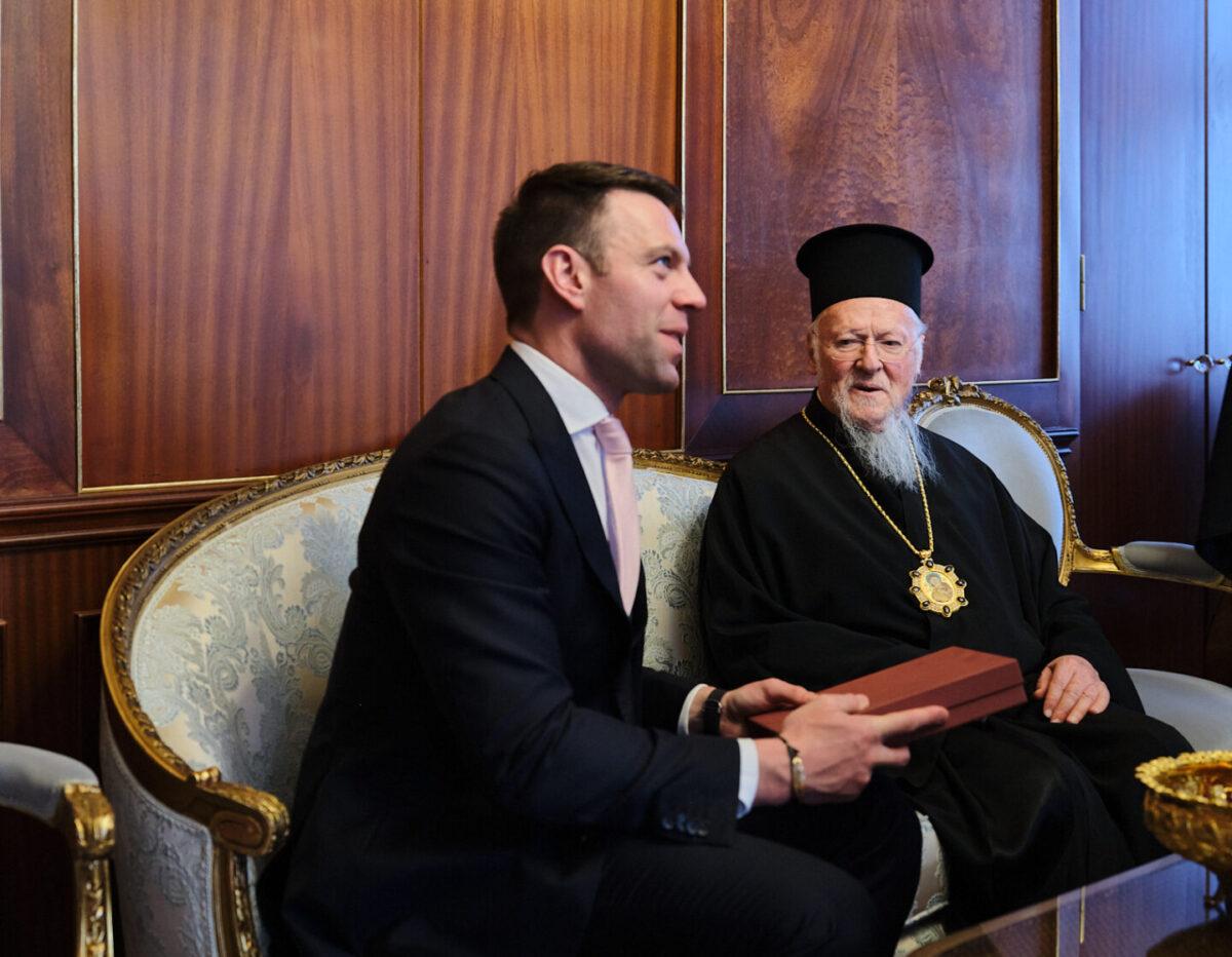 Ο Στ. Κασσελάκης στον Οικουμενικό Πατριάρχη: «Αμέριστη η στήριξη του ΣΥΡΙΖΑ-ΠΣ στα ζητήματα του Πατριαρχείου»