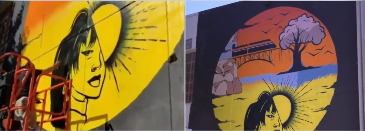 Συγκλονίζει γκράφιτι για τα θύματα των Τεμπών