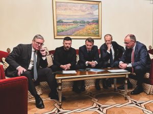 στο Κίεβο Ευρωπαίοι ηγέτες