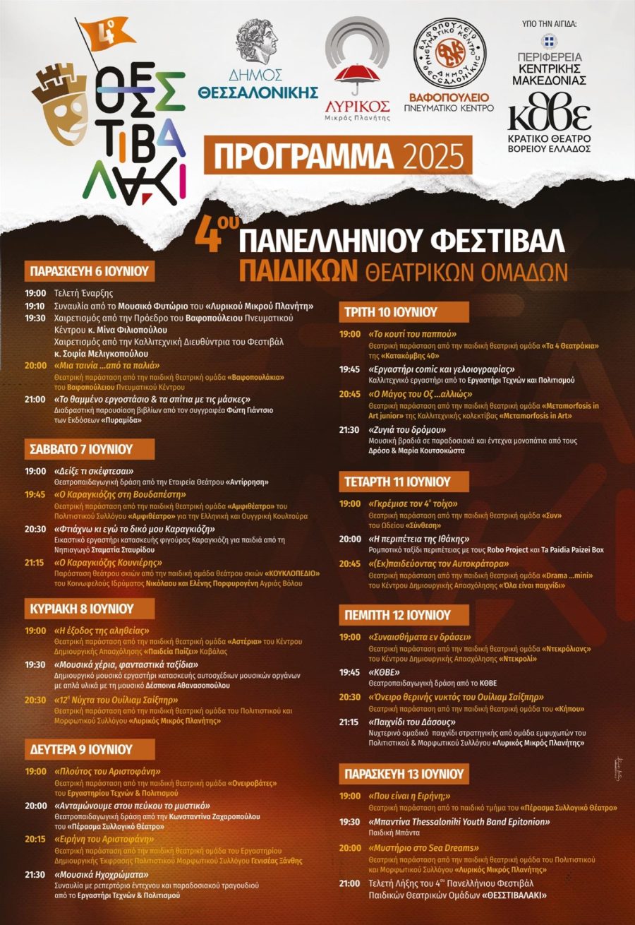 ΠΡΟΓΡΑΜΜΑ-ΘΕΣΤΙΒΑΛΑΚΙ
